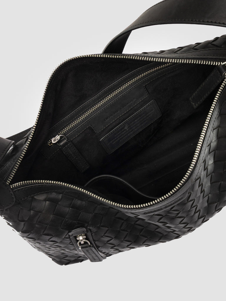 ARMOR 024 - Black Leather Shoulder Bags