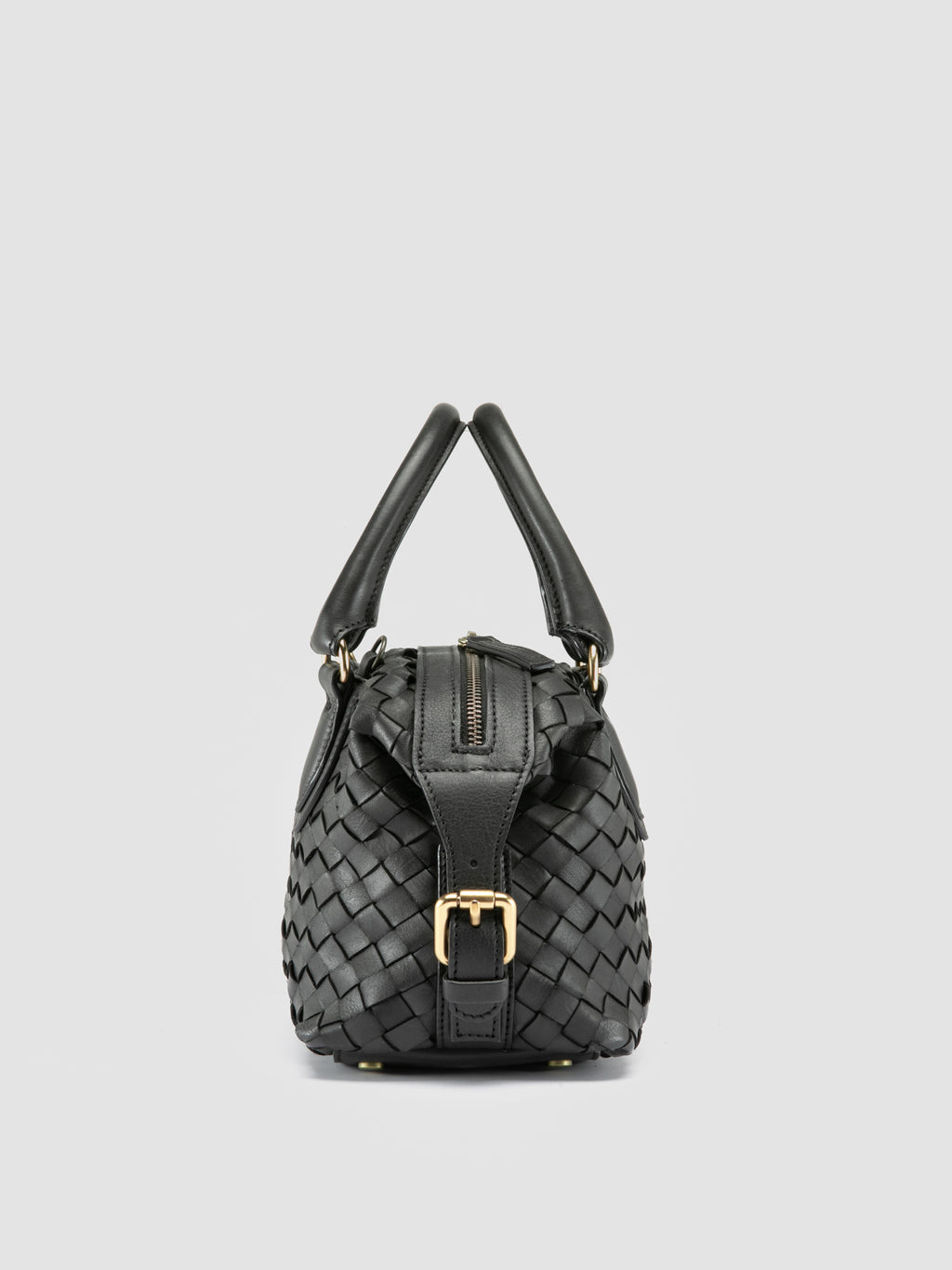 AURA 002 - Black Leather Handle Bag Officine Creative - 3