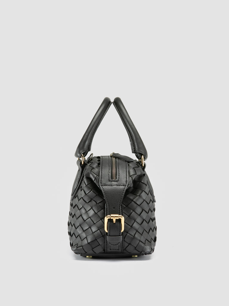 AURA 002 - Black Leather Handle Bag Officine Creative - 3