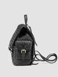 AURA 004 - Zaino in Pelle Nera - thumb image 5,side view