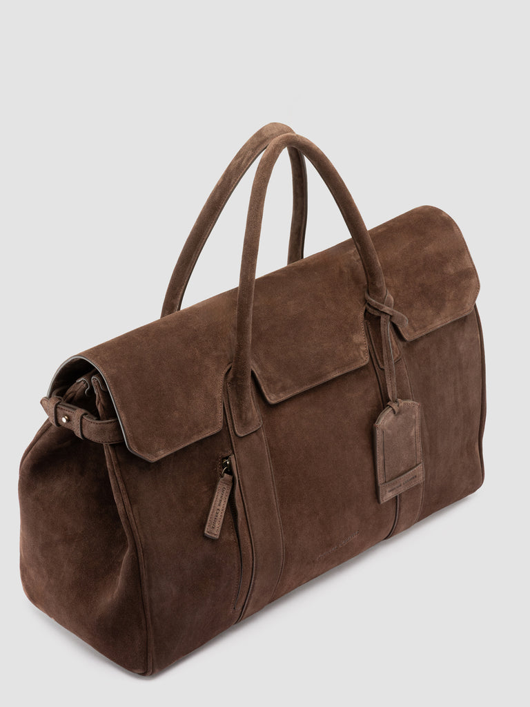 BOSTONIAN 001 - Brown Suede Weekender-hover