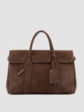 BOSTONIAN 001 - Brown Suede Weekender - thumb image 3,side view