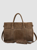BOSTONIAN 001 - Brown Suede Travel Bag - thumb image 5,side view