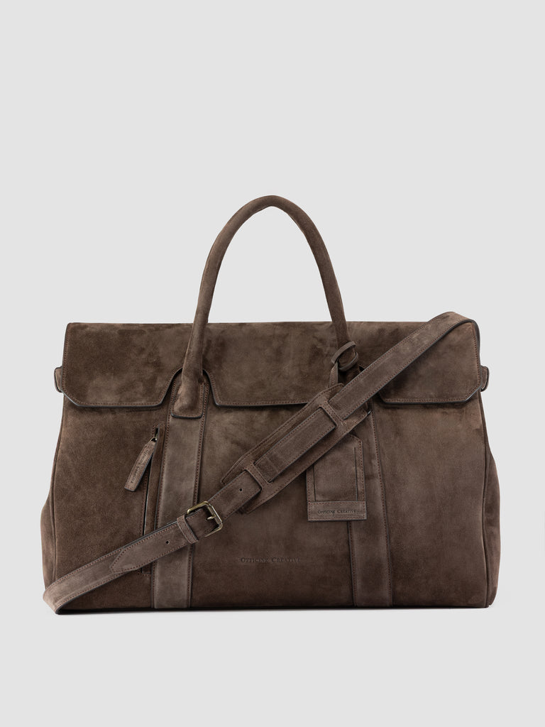 BOSTONIAN 001 - Brown Suede Weekender