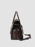 BOSTONIAN 001 - Brown Leather Travel Bag - thumb image 6,side view