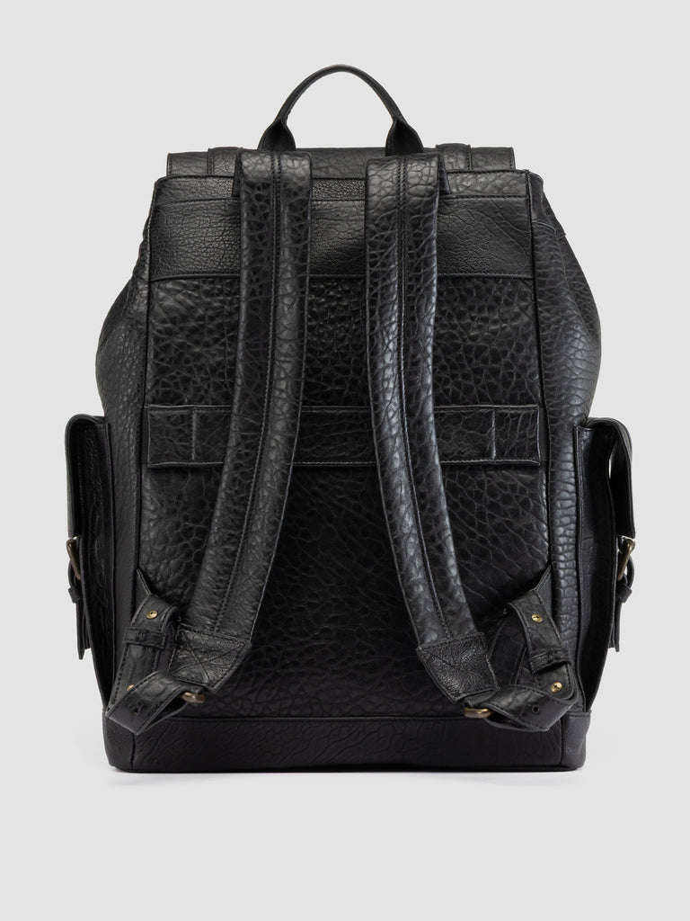 BOSTONIAN 003 - Black Leather Backpack