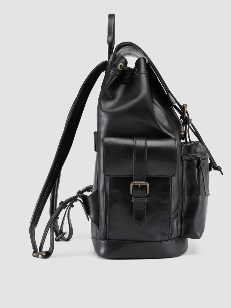 BOSTONIAN 003 - Black Leather Backpack