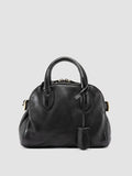 BOWLER 007 - Black Leather Shoulder Bags - thumb image 3,side view
