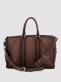 QUENTIN 009 - Brown Suede Bag - thumb image 4,side view