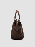 QUENTIN 009 - Taupe Suede Bag - thumb image 4,side view
