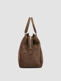QUENTIN 009 - Brown Suede Bag - thumb image 3,side view
