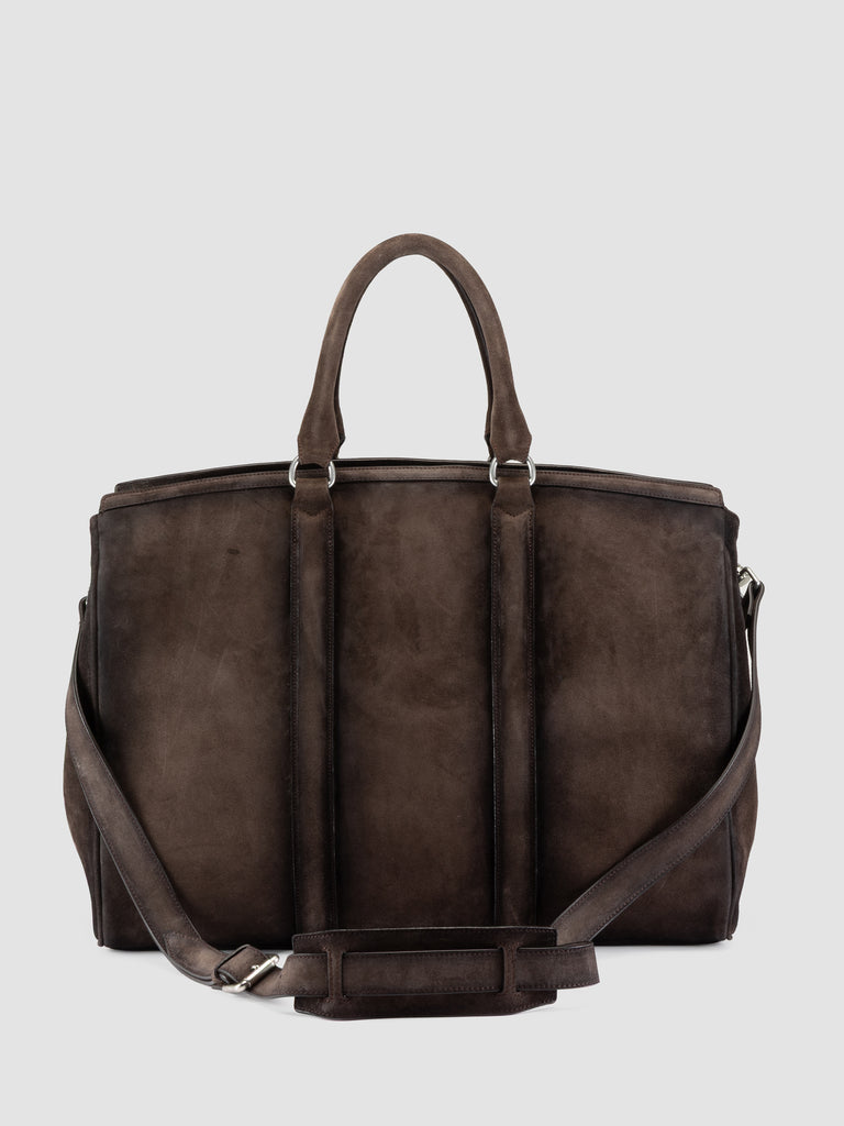 QUENTIN 009 - Brown Suede Bag