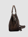 QUENTIN 009 - Brown Suede Bag - thumb image 6,side view