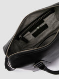 QUENTIN 019 - Black Leather Briefcase - thumb image 6,side view