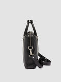 QUENTIN 019 - Black Leather Briefcase