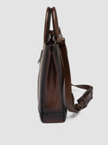 QUENTIN 026 - Brown Leather Briefcase - image OCBENNI26TUCS3D225TU0 - 4