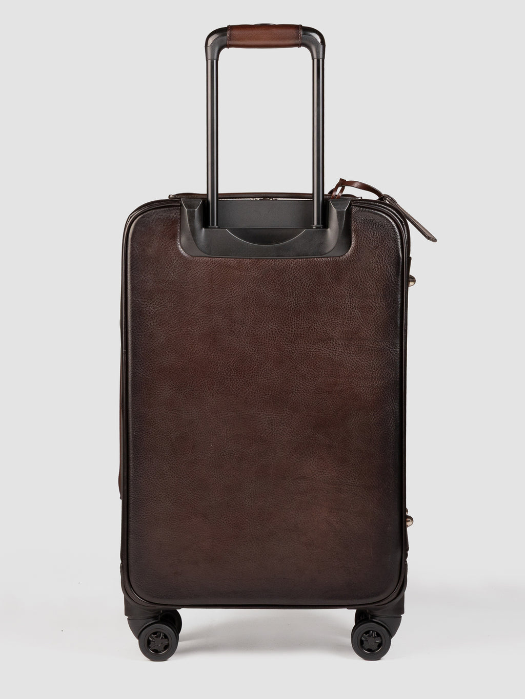 GULLIVER 001 - Valigia in Pelle Marrone - image 7,side view