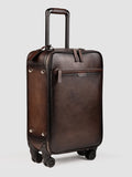 GULLIVER 001 - Valigia in Pelle Marrone - thumb image 8,side view