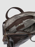 HELMET 046 - Brown Leather Briefcase