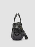 HELMET 049 - Black Leather Weekend Bags - thumb image 6,side view