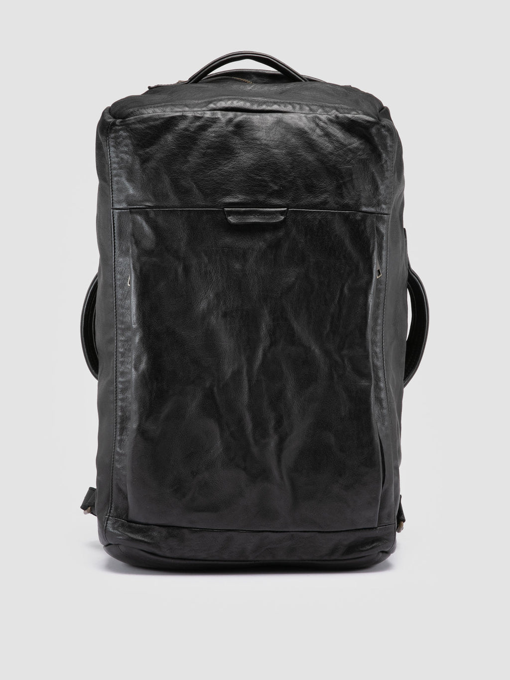 HELMET 052 - Zaino in Pelle Nera - image 1,side view