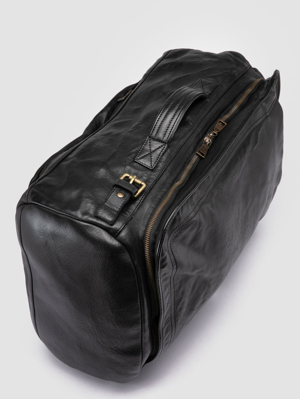 HELMET 052 - Zaino in Pelle Nera - image 2,side view
