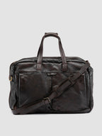 HELMET 056 - Braune Reisetasche aus Leder