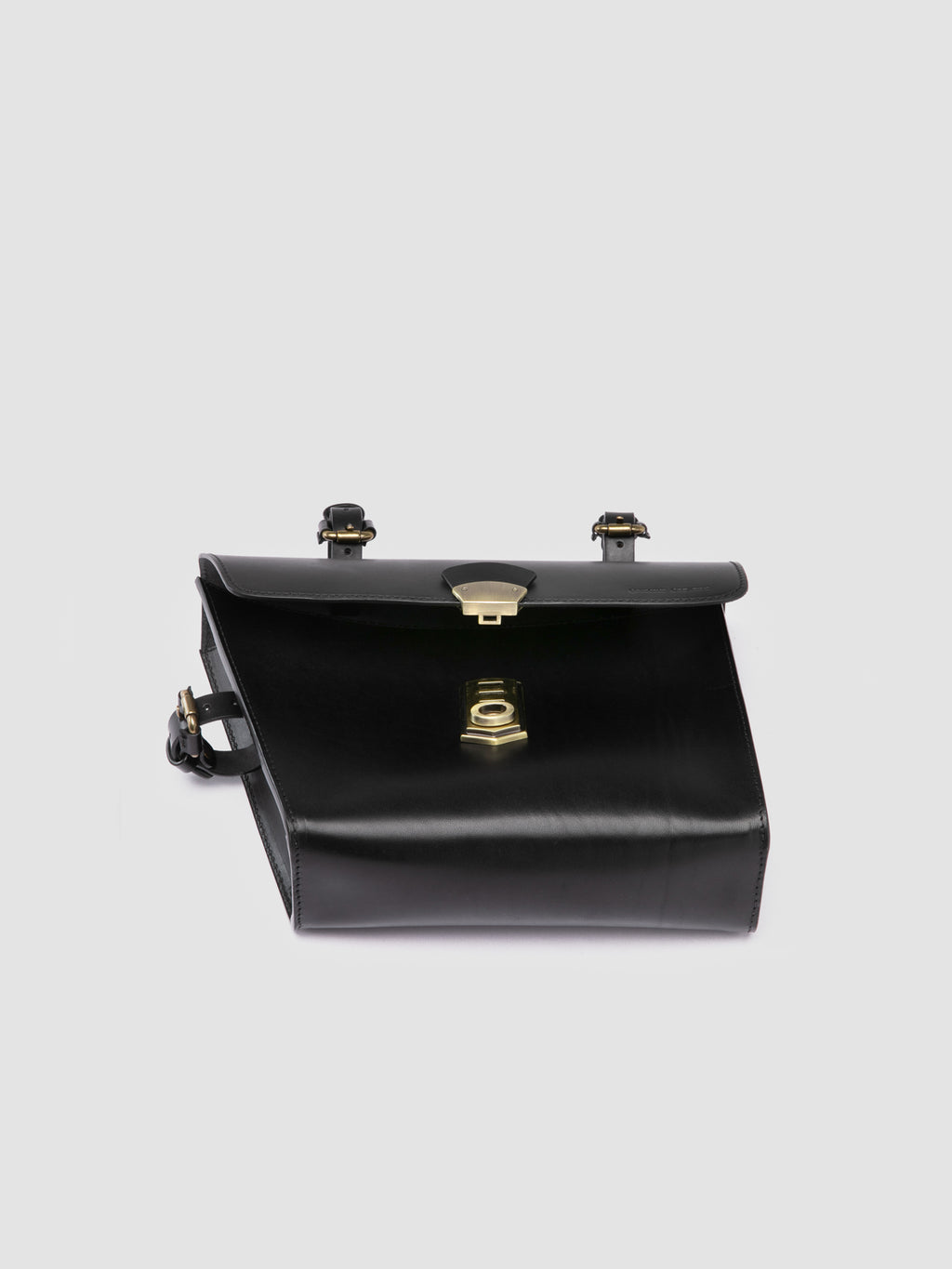 OC BIKE 001 - Black Leather Bike Bag Officine Creative - 6