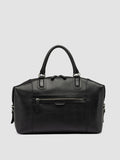 JULES 006 - Black Leather Travel Bag