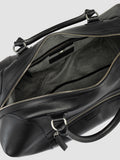 JULES 006 - Black Leather Travel Bag
