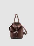 JULES 006 - Borsa da Viaggio in Pelle Marrone - thumb image 5,side view