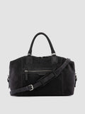 JULES 006 - Braune Reisetasche aus Wildleder - thumb image 1,side view