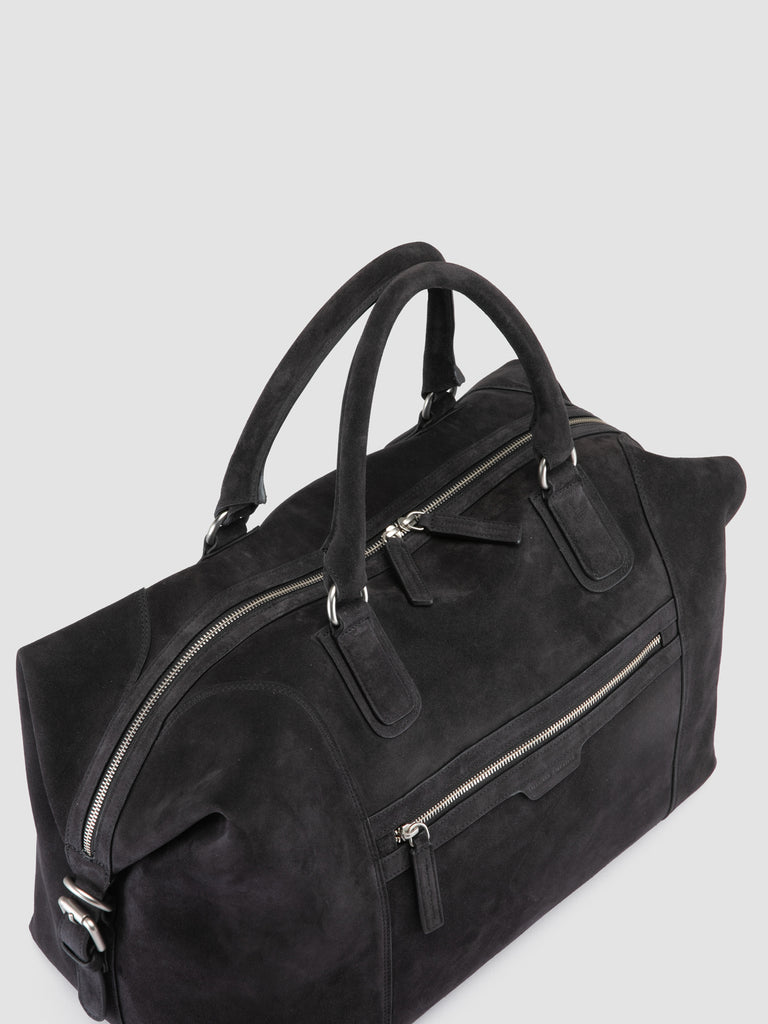 JULES 006 - Brown Suede Travel Bag
