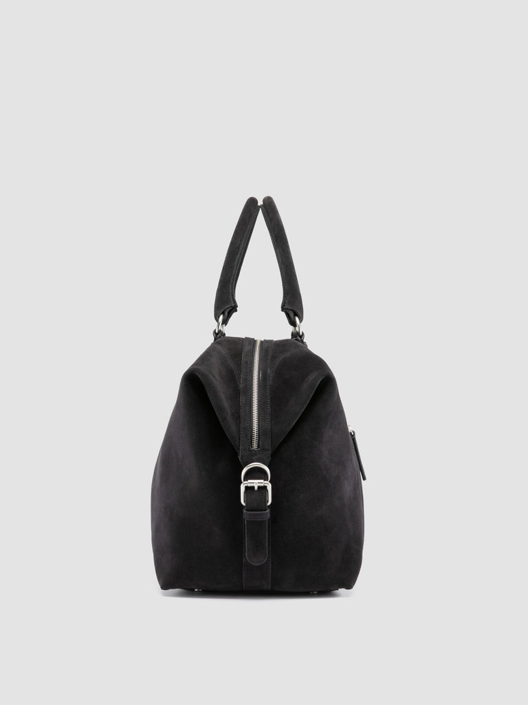 JULES 006 - Brown Suede Travel Bag