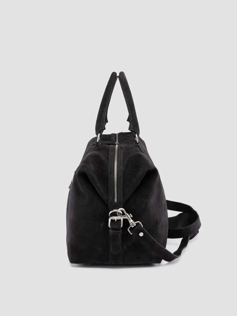 JULES 006 - Brown Suede Travel Bag