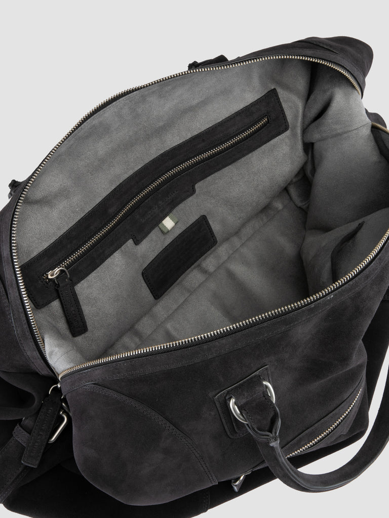 JULES 006 - Brown Suede Travel Bag