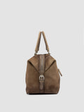 JULES 006 - Taupe Suede Travel Bag - image OCBJULE06LIGC3LEADTU0 - 4