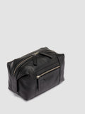 JULES 008 - Black Leather Pouch - thumb image 2,side view