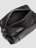 JULES 008 - Black Leather Pouch - thumb image 6,side view