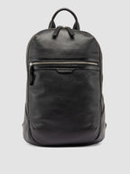 JULES 012 - Black Leather Backpack