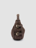 JULIE 016 - Brown Suede Shoulder Bag - thumb image 5,side view