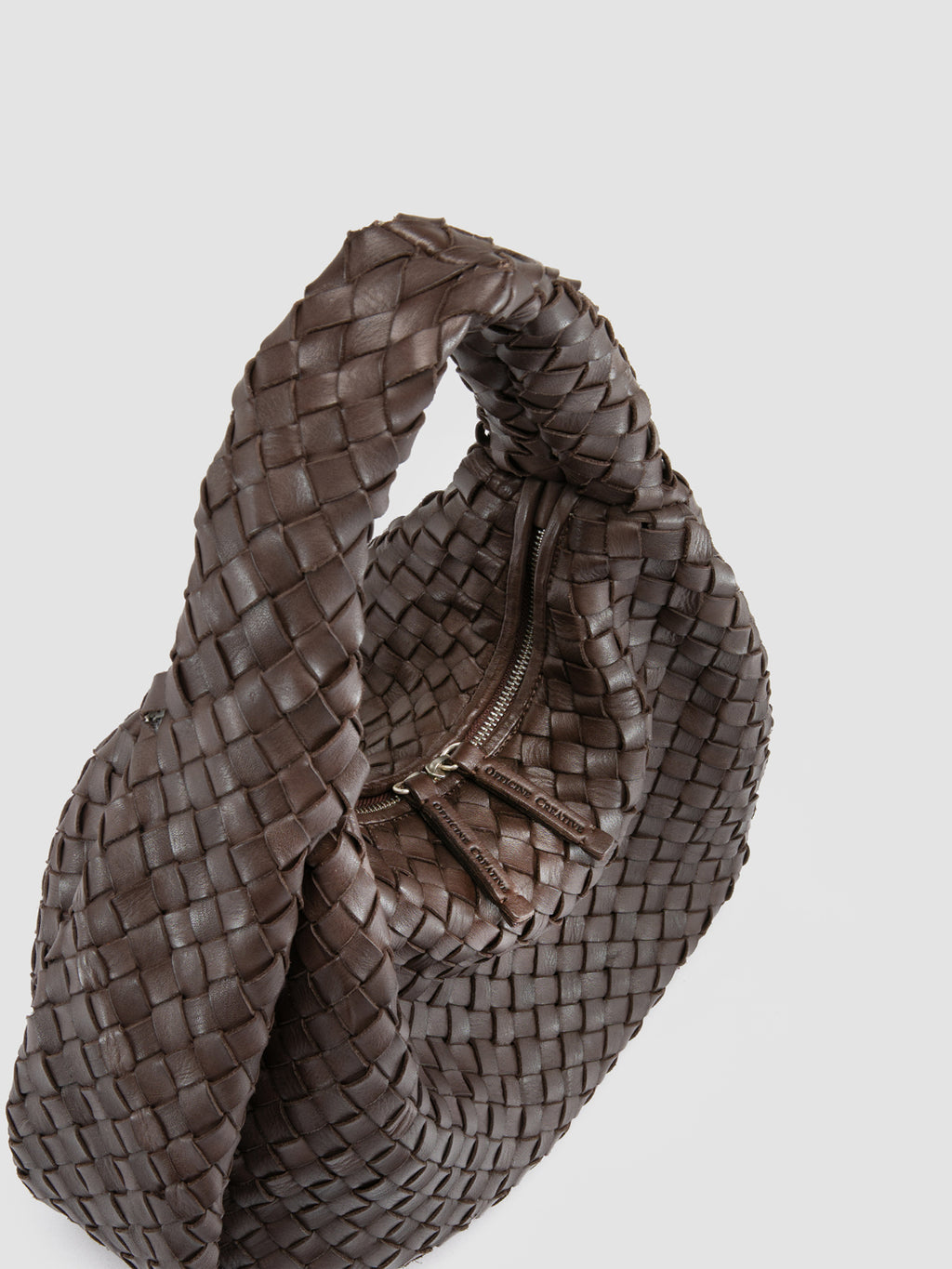 BOLINA 148 - Brown Leather Shoulder Bag - image 2,side view