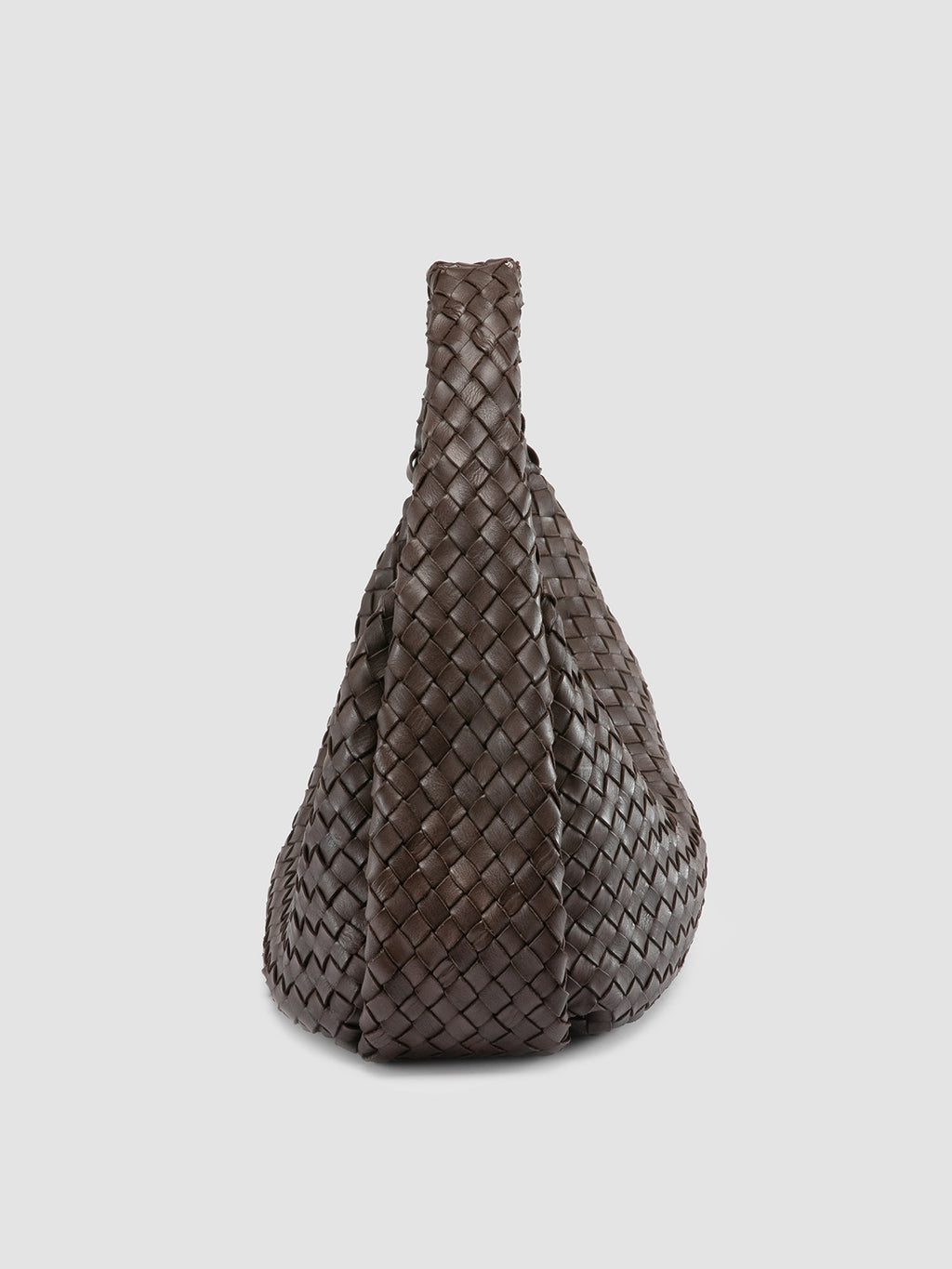 BOLINA 148 - Brown Leather Shoulder Bag - image 5,side view
