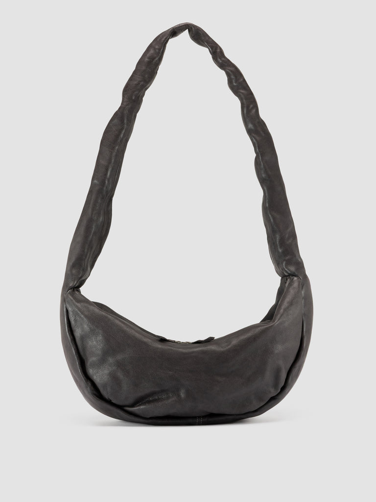 BOLINA 046 - Grey Leather Crossbody Bag