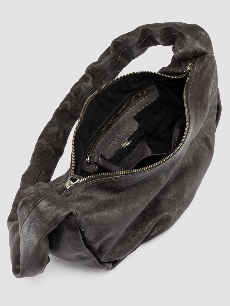 BOLINA 046 - Grey Leather Crossbody Bag