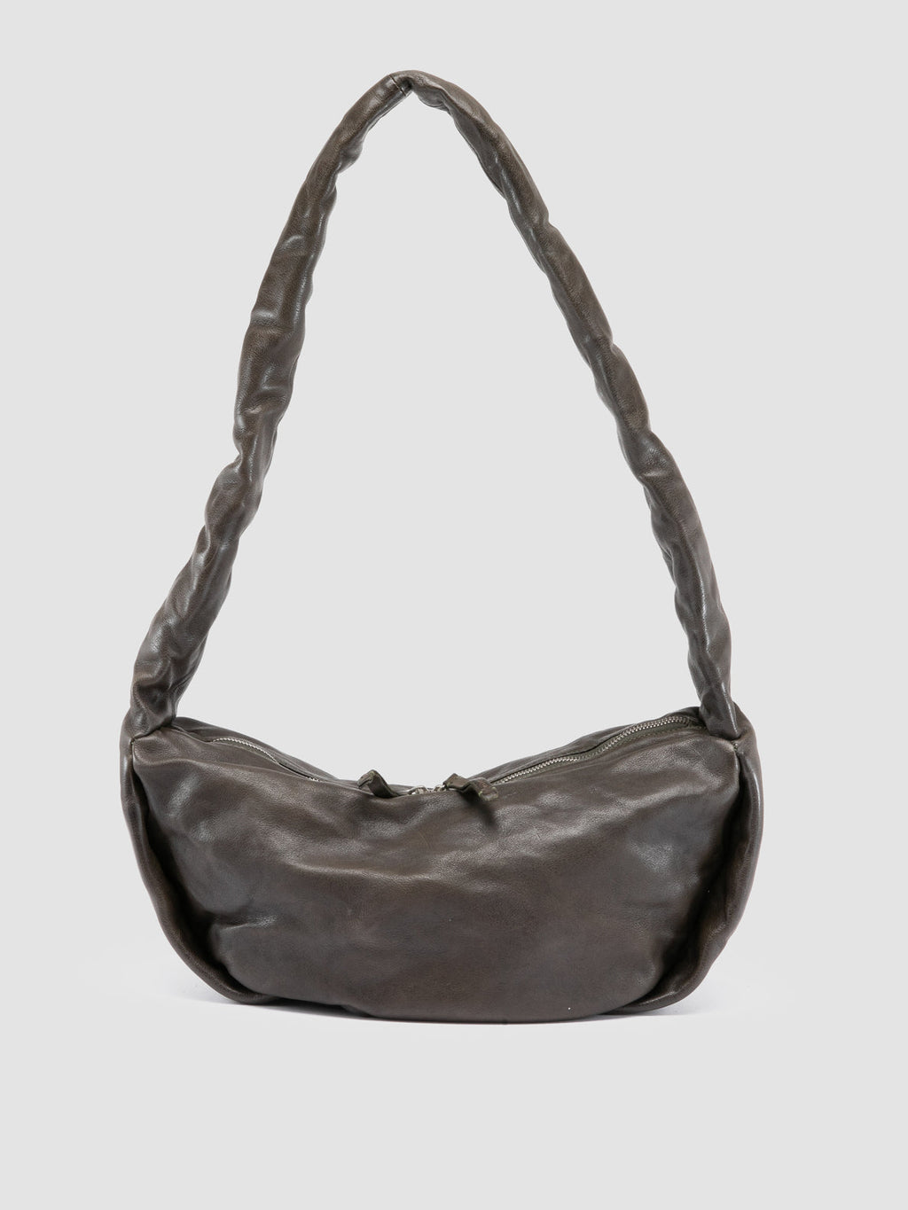 BOLINA 046 - Grüne Umhängetasche aus Leder - image 1,side view