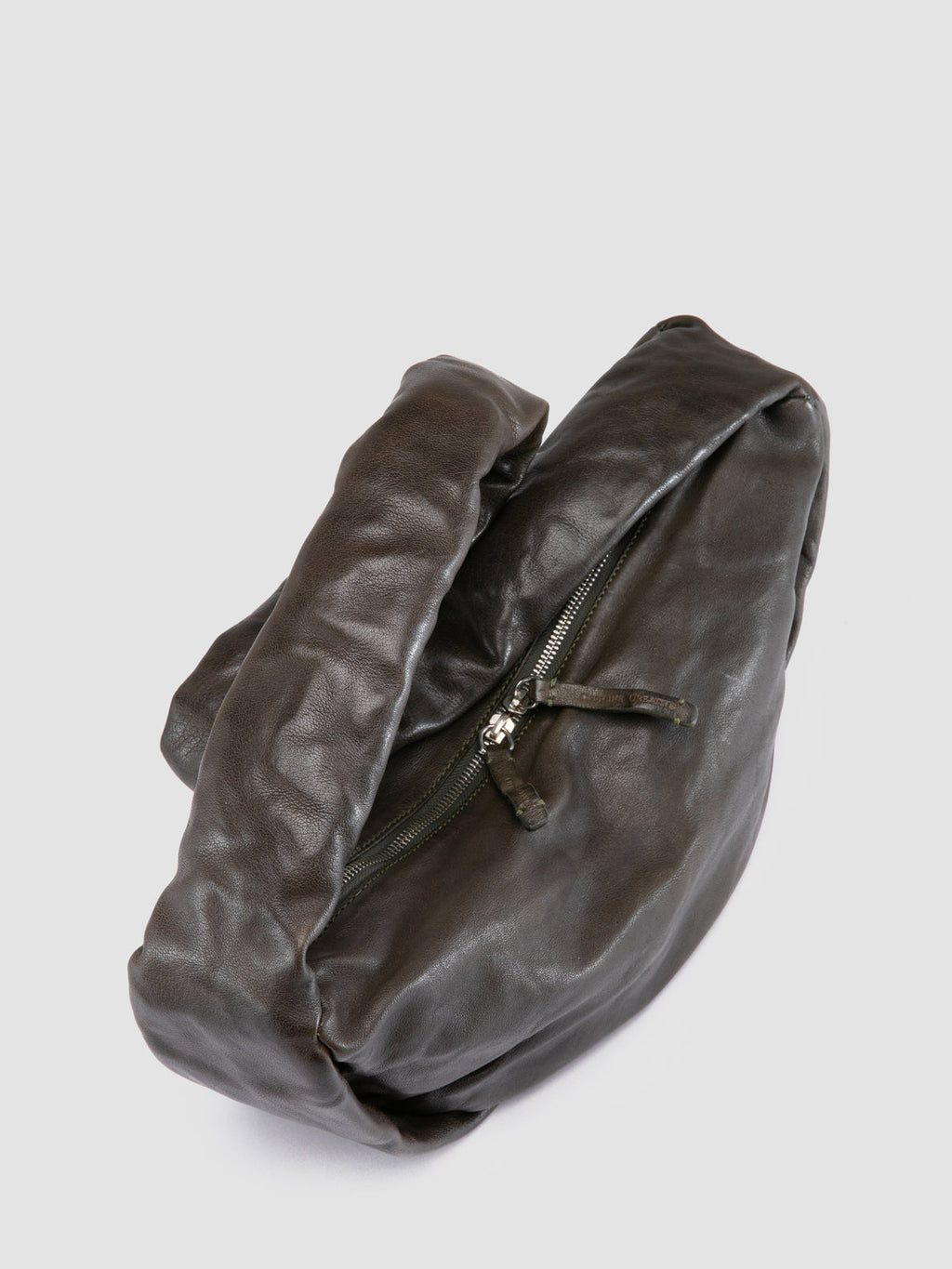 BOLINA 046 - Grüne Umhängetasche aus Leder - image 2,side view