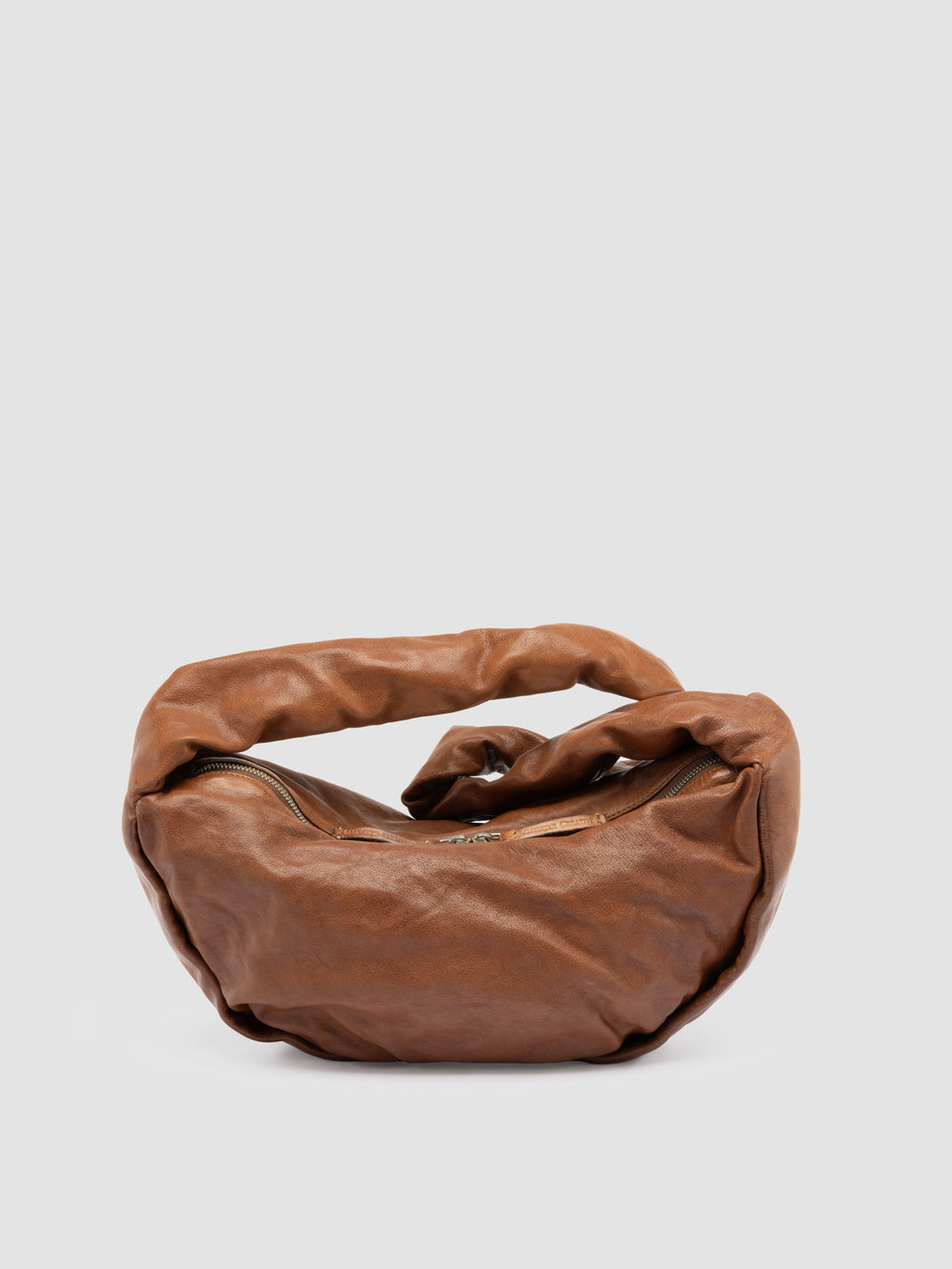 BOLINA 046 - Braune Umhängetasche aus Leder - image 4,side view