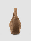 BOLINA 048 - Brown Suede Shoulder Bag - thumb image 5,side view