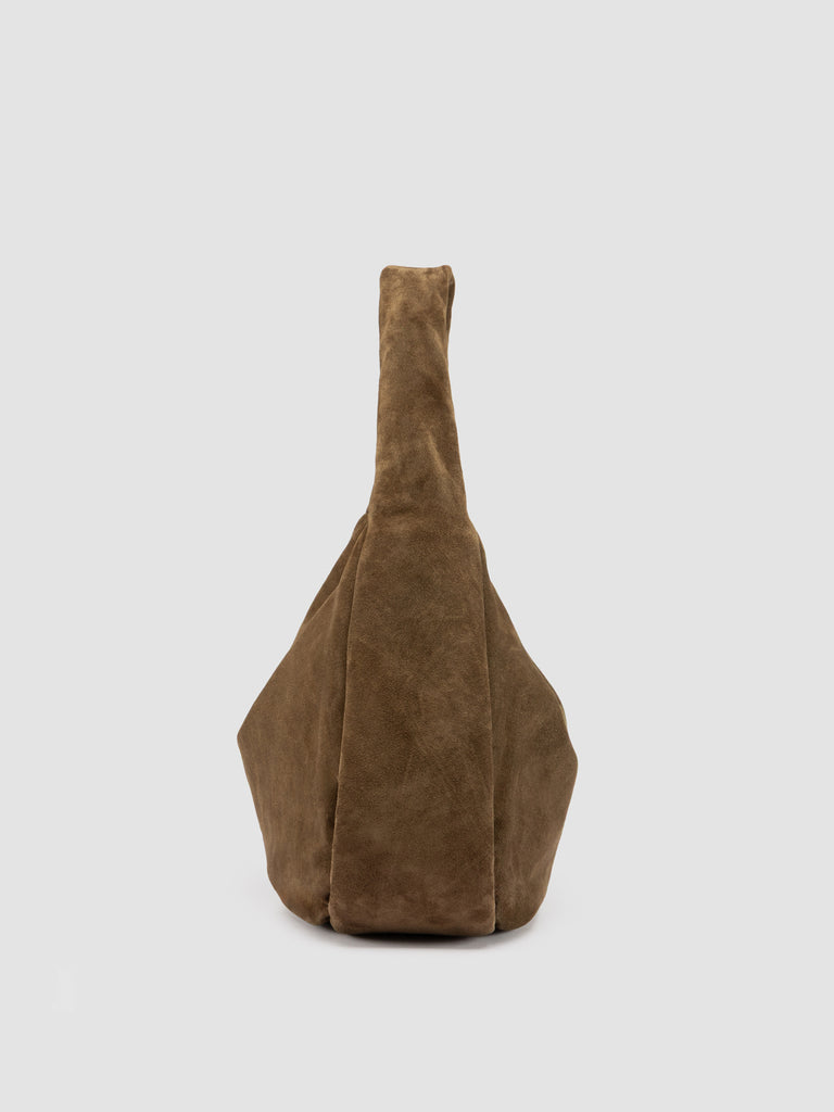 BOLINA 048 - Brown Suede Shoulder Bag
